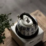 Soda Glaze Poetry White Mist Teapot