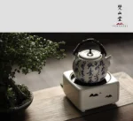 Soda Glaze Poetry White Mist Teapot - Image 6