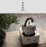 Soda Glaze Poetry White Mist Teapot - Image 11