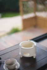 Soda Glaze Three-legged Alcohol Stove - Image 4