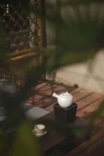 Soda Glaze White Clay Side-handle Teapot - Image 3