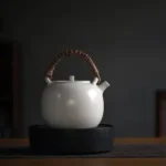 Soda Glaze White Mist Teapot