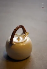 Soda Glaze White Mist Teapot - Image 2