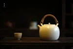 Soda Glaze White Mist Teapot - Image 4